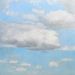 "Wolkenhimmel über Nordstrand", 2023, Öl auf Leinwand, 120 x 80 cm