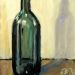 "Flaschenskizze", 2026, Acryl auf Leinwand, 24 x 18 cm, € 300,00